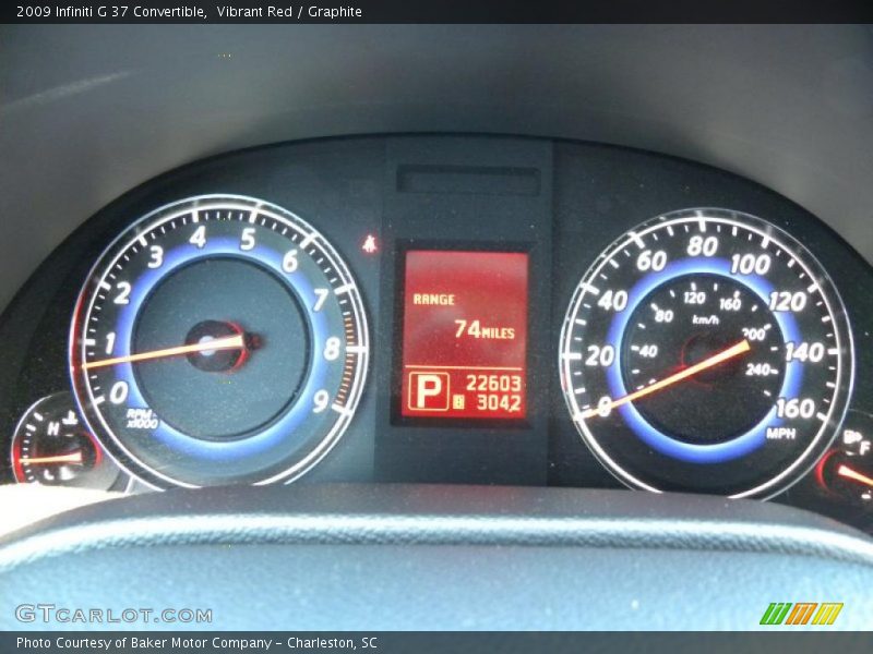 Vibrant Red / Graphite 2009 Infiniti G 37 Convertible