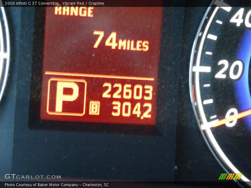 Vibrant Red / Graphite 2009 Infiniti G 37 Convertible