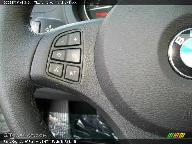 Titanium Silver Metallic / Black 2008 BMW X3 3.0si