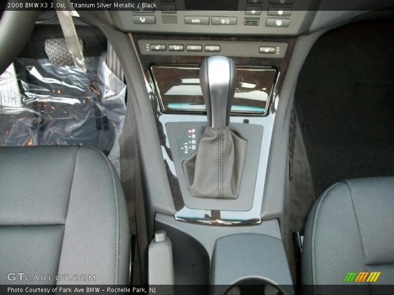 Titanium Silver Metallic / Black 2008 BMW X3 3.0si