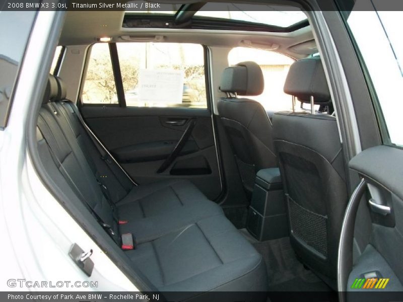 Titanium Silver Metallic / Black 2008 BMW X3 3.0si