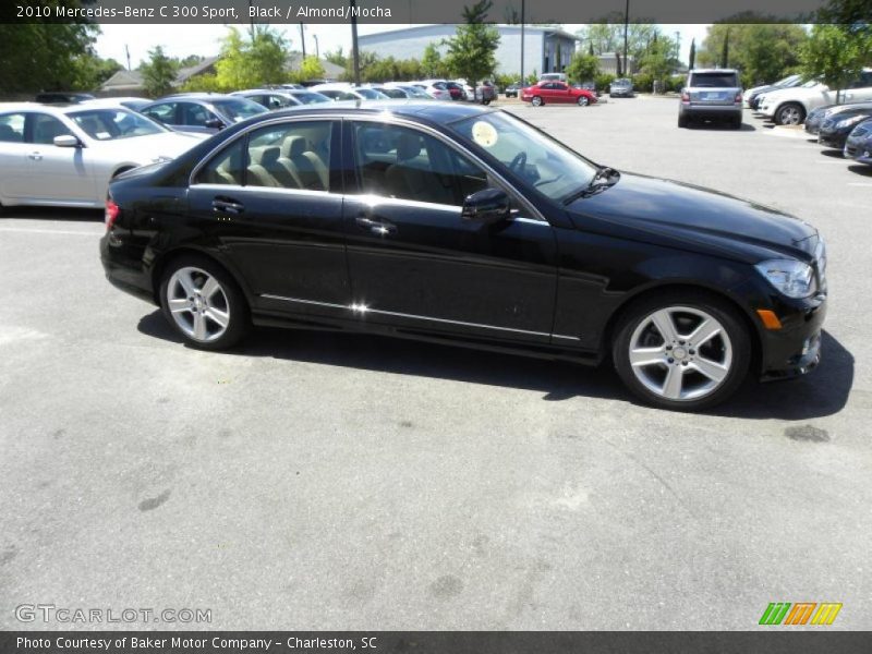 Black / Almond/Mocha 2010 Mercedes-Benz C 300 Sport