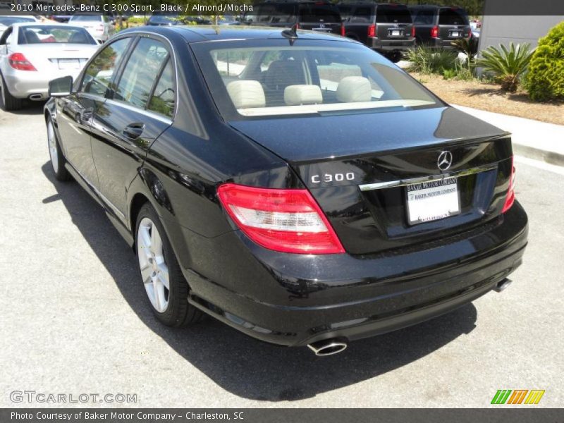 Black / Almond/Mocha 2010 Mercedes-Benz C 300 Sport