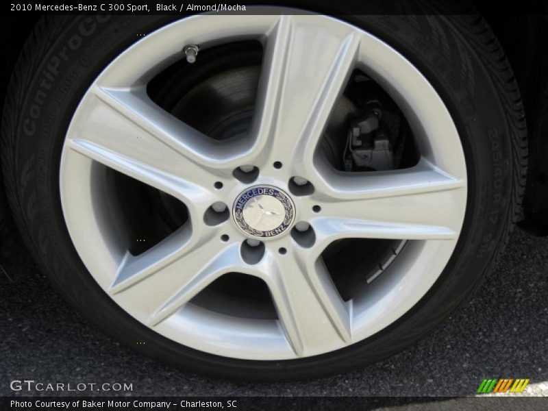 Black / Almond/Mocha 2010 Mercedes-Benz C 300 Sport