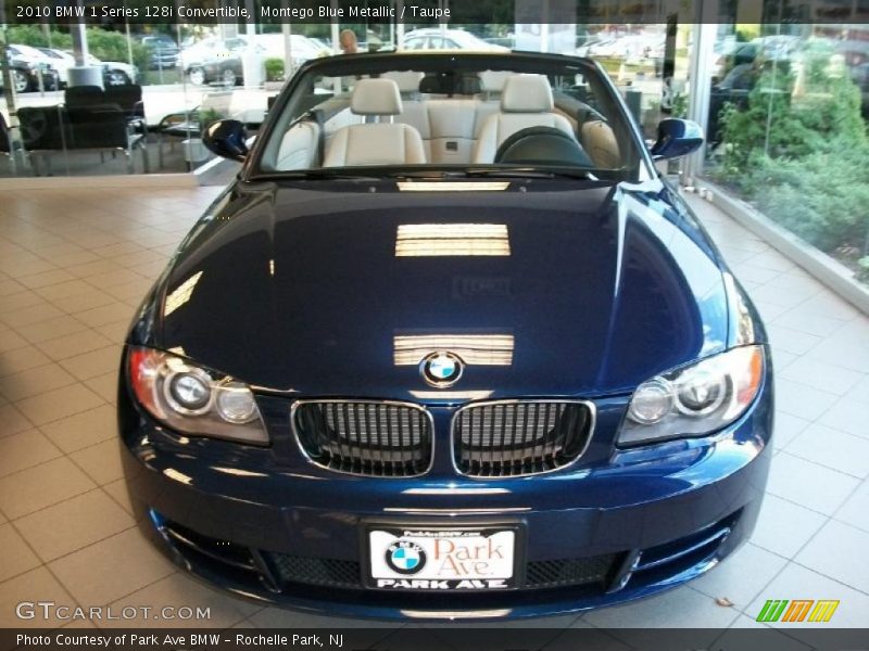 Montego Blue Metallic / Taupe 2010 BMW 1 Series 128i Convertible