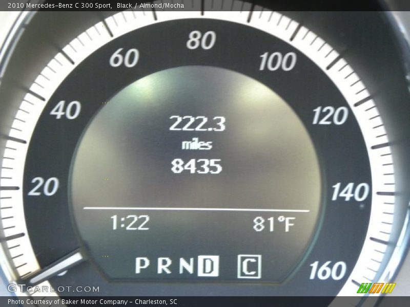 Black / Almond/Mocha 2010 Mercedes-Benz C 300 Sport
