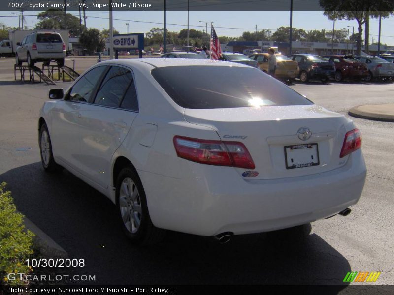 Super White / Bisque 2007 Toyota Camry XLE V6