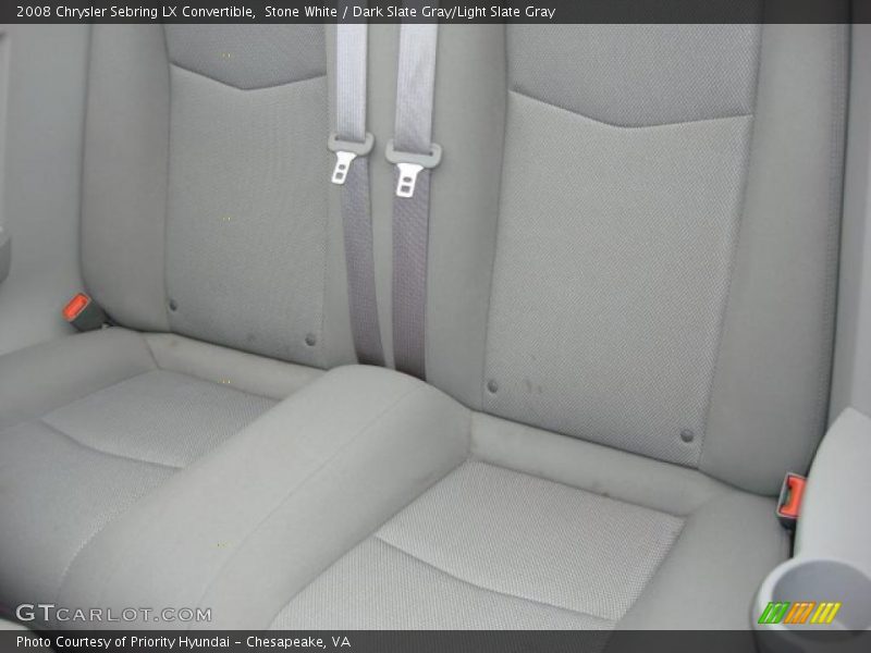 Stone White / Dark Slate Gray/Light Slate Gray 2008 Chrysler Sebring LX Convertible
