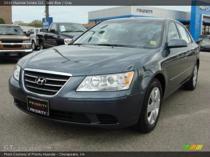 Slate Blue / Gray 2010 Hyundai Sonata GLS
