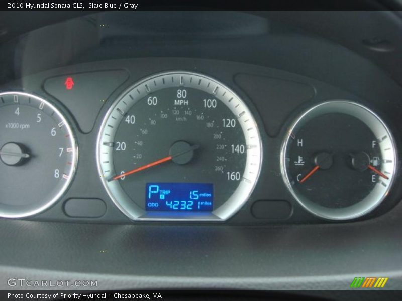 Slate Blue / Gray 2010 Hyundai Sonata GLS