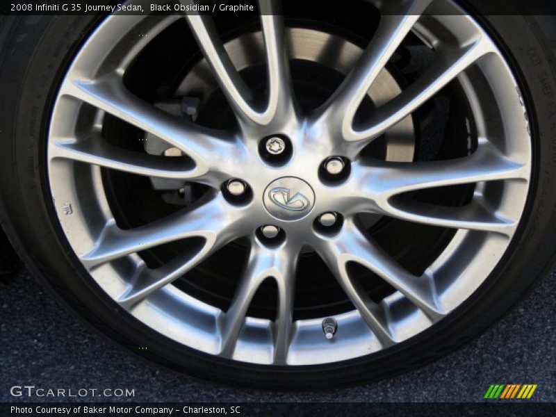 Black Obsidian / Graphite 2008 Infiniti G 35 Journey Sedan