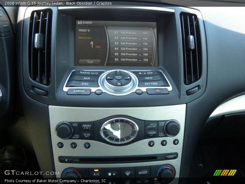 Black Obsidian / Graphite 2008 Infiniti G 35 Journey Sedan