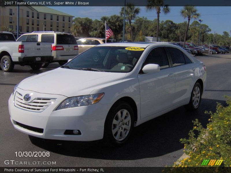 Super White / Bisque 2007 Toyota Camry XLE V6