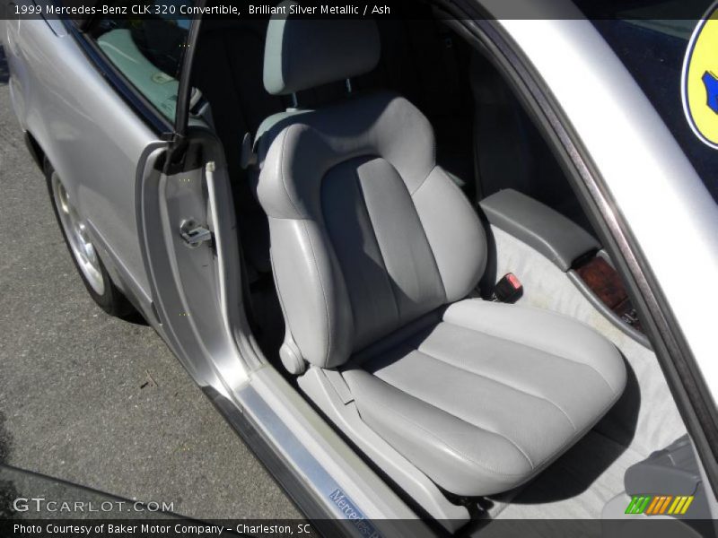 Brilliant Silver Metallic / Ash 1999 Mercedes-Benz CLK 320 Convertible