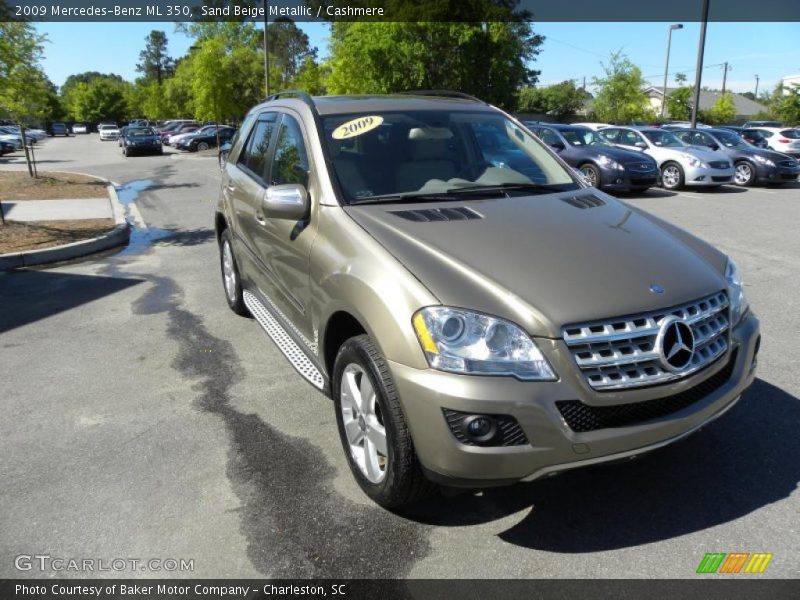Sand Beige Metallic / Cashmere 2009 Mercedes-Benz ML 350