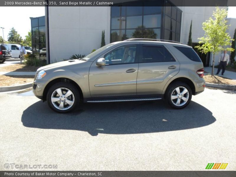 Sand Beige Metallic / Cashmere 2009 Mercedes-Benz ML 350