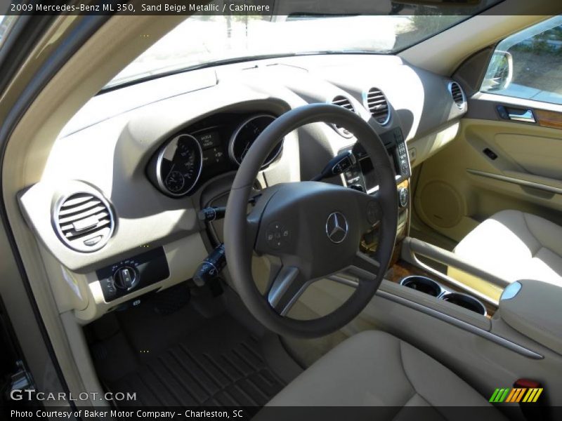 Sand Beige Metallic / Cashmere 2009 Mercedes-Benz ML 350