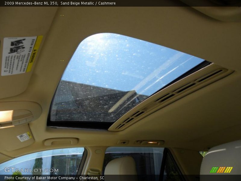 Sand Beige Metallic / Cashmere 2009 Mercedes-Benz ML 350
