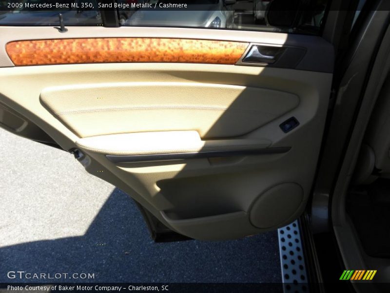 Sand Beige Metallic / Cashmere 2009 Mercedes-Benz ML 350