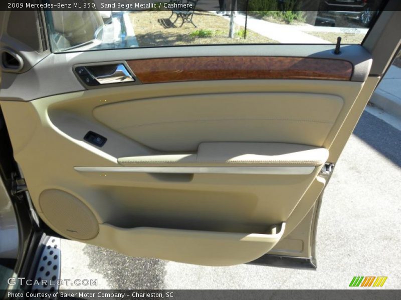 Sand Beige Metallic / Cashmere 2009 Mercedes-Benz ML 350