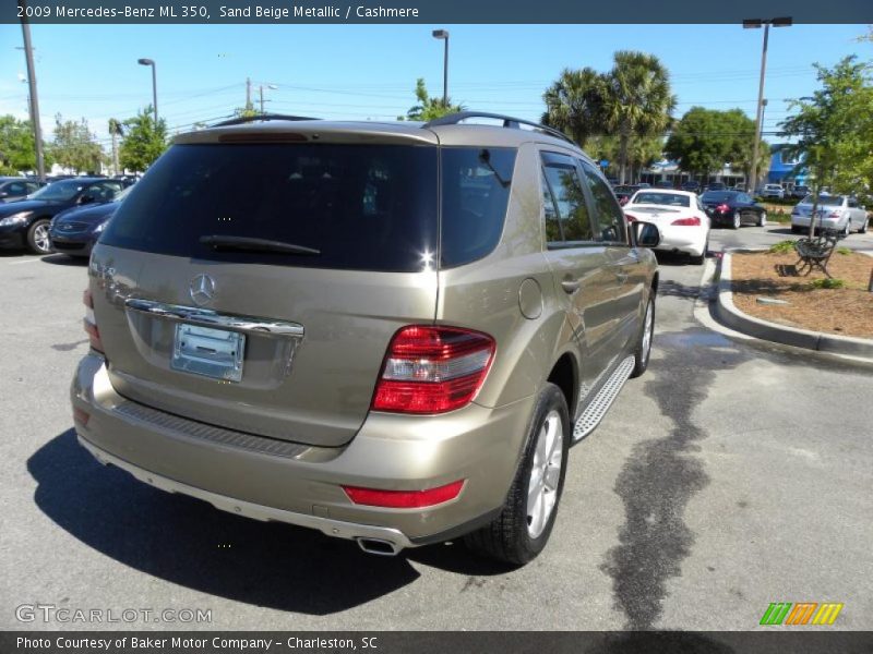 Sand Beige Metallic / Cashmere 2009 Mercedes-Benz ML 350