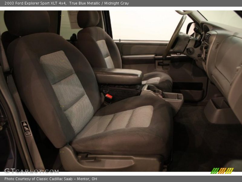True Blue Metallic / Midnight Gray 2003 Ford Explorer Sport XLT 4x4
