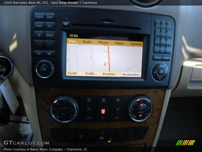 Sand Beige Metallic / Cashmere 2009 Mercedes-Benz ML 350