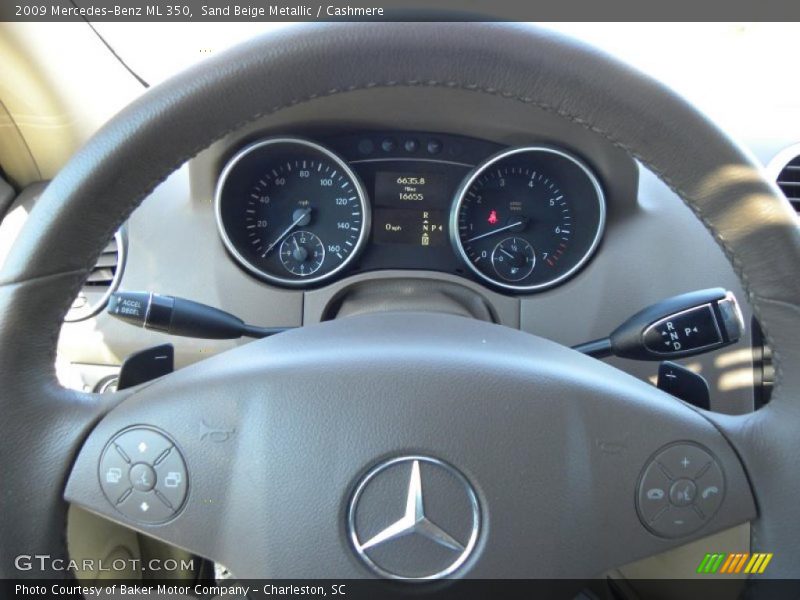 Sand Beige Metallic / Cashmere 2009 Mercedes-Benz ML 350