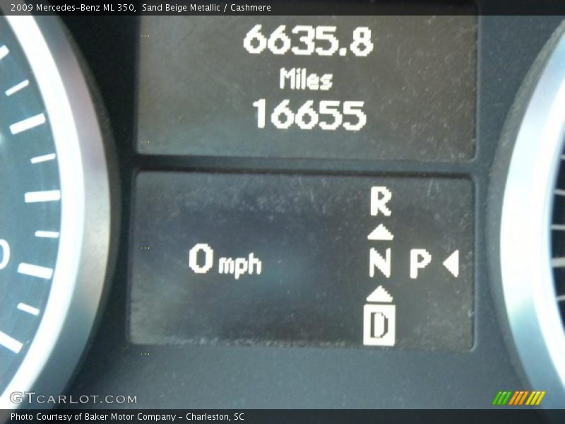 Sand Beige Metallic / Cashmere 2009 Mercedes-Benz ML 350