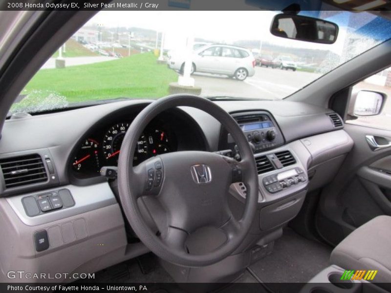 Silver Pearl Metallic / Gray 2008 Honda Odyssey EX