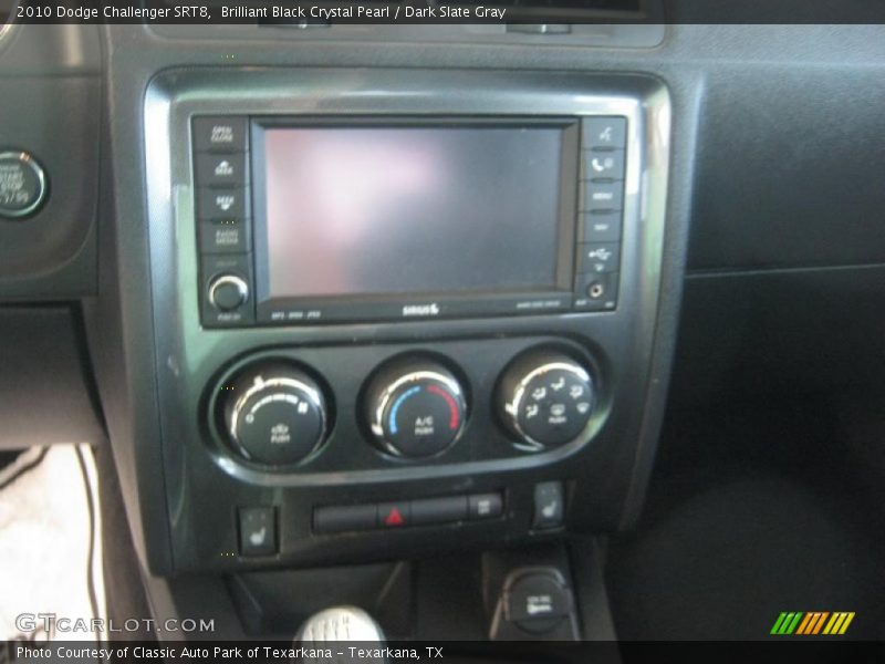 Brilliant Black Crystal Pearl / Dark Slate Gray 2010 Dodge Challenger SRT8