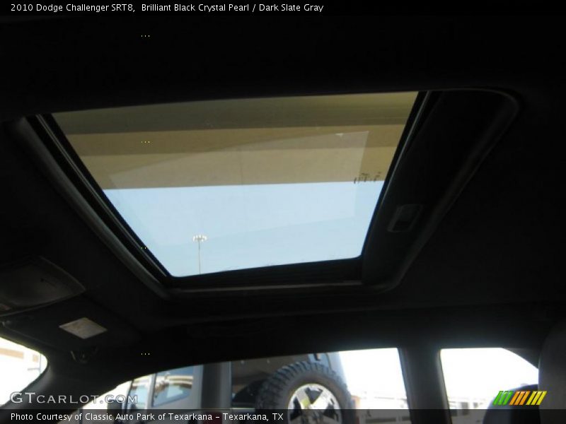 Brilliant Black Crystal Pearl / Dark Slate Gray 2010 Dodge Challenger SRT8
