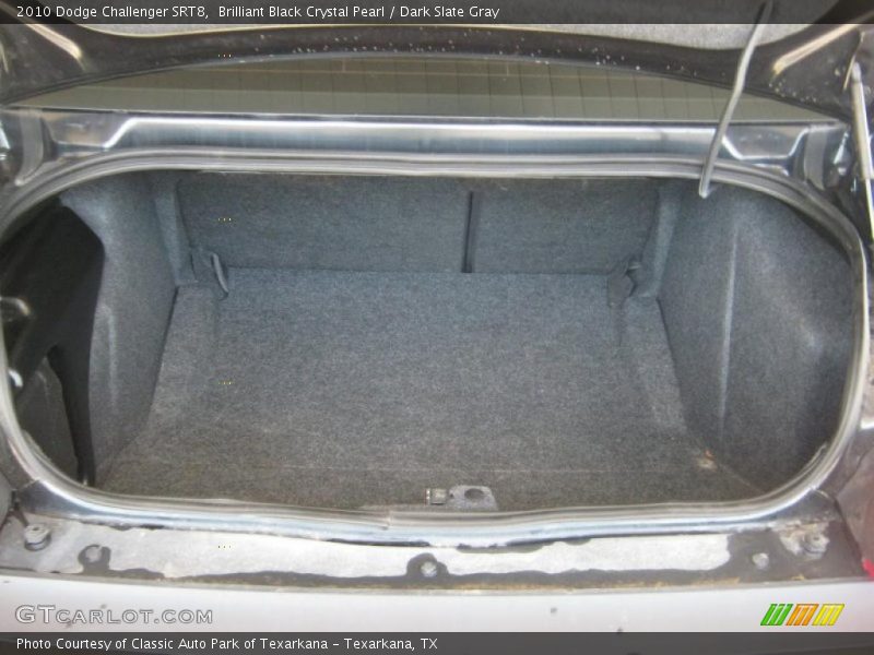 Brilliant Black Crystal Pearl / Dark Slate Gray 2010 Dodge Challenger SRT8