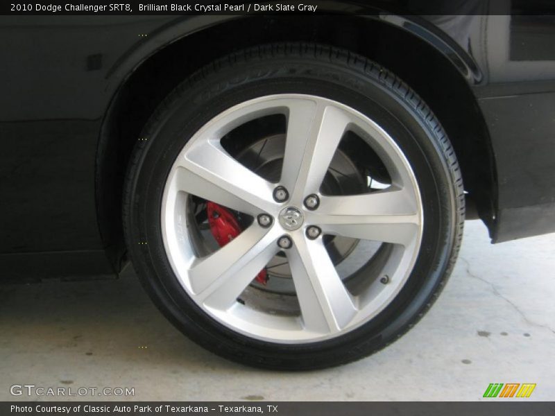 Brilliant Black Crystal Pearl / Dark Slate Gray 2010 Dodge Challenger SRT8