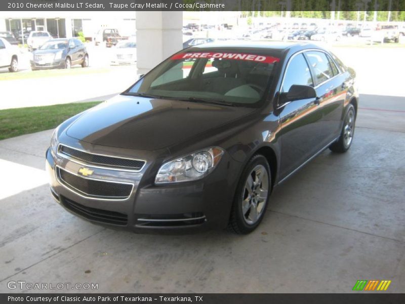 Taupe Gray Metallic / Cocoa/Cashmere 2010 Chevrolet Malibu LT Sedan