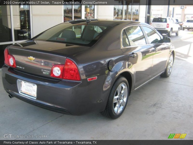Taupe Gray Metallic / Cocoa/Cashmere 2010 Chevrolet Malibu LT Sedan