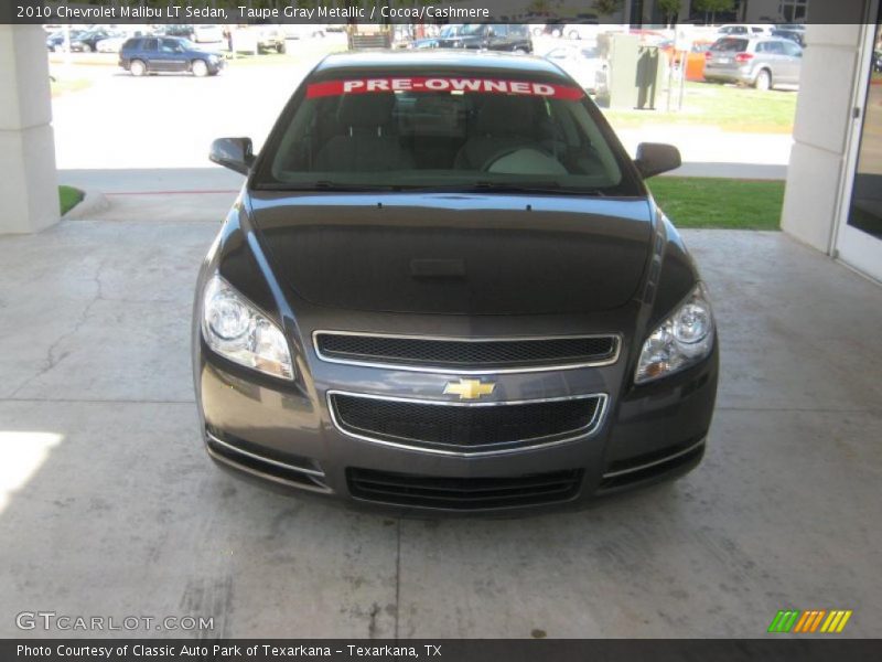 Taupe Gray Metallic / Cocoa/Cashmere 2010 Chevrolet Malibu LT Sedan
