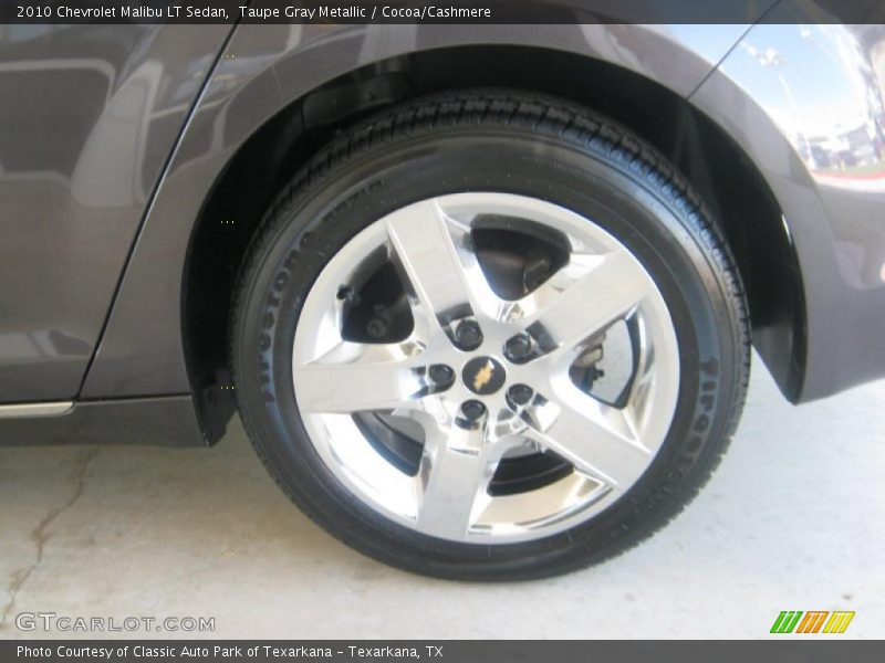 Taupe Gray Metallic / Cocoa/Cashmere 2010 Chevrolet Malibu LT Sedan