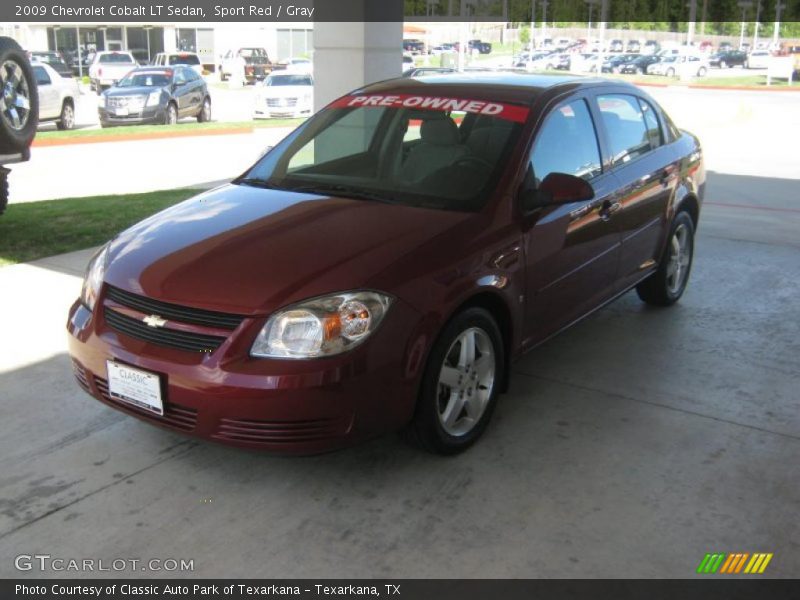 Sport Red / Gray 2009 Chevrolet Cobalt LT Sedan