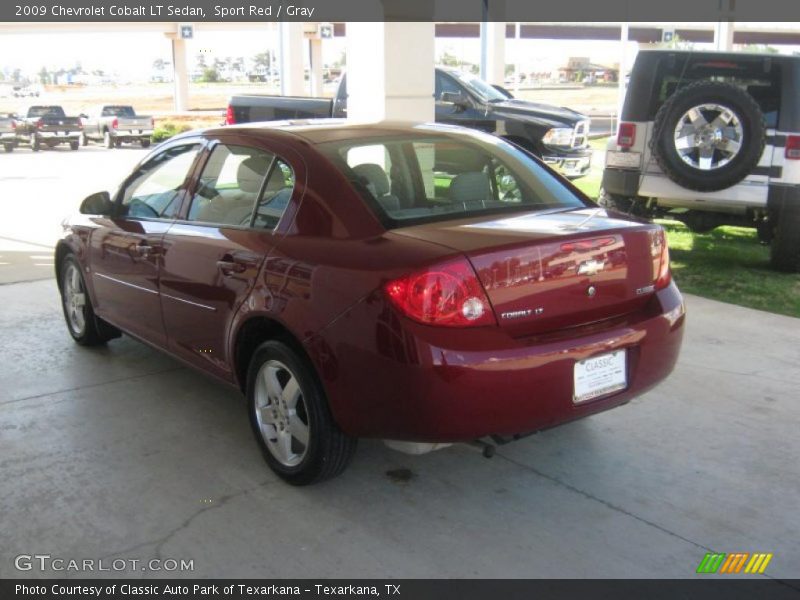 Sport Red / Gray 2009 Chevrolet Cobalt LT Sedan