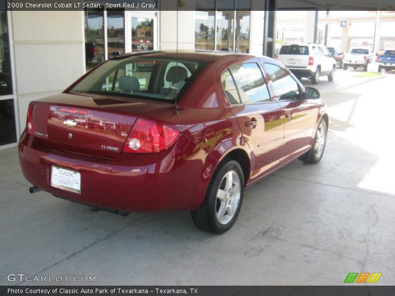 Sport Red / Gray 2009 Chevrolet Cobalt LT Sedan