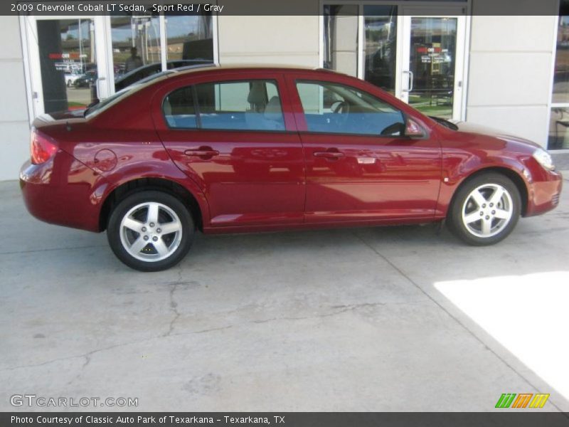 Sport Red / Gray 2009 Chevrolet Cobalt LT Sedan