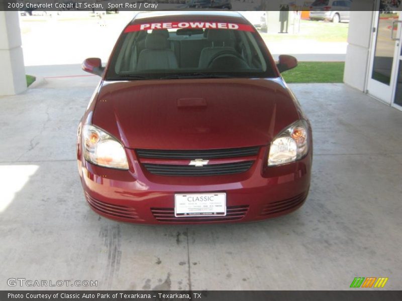 Sport Red / Gray 2009 Chevrolet Cobalt LT Sedan