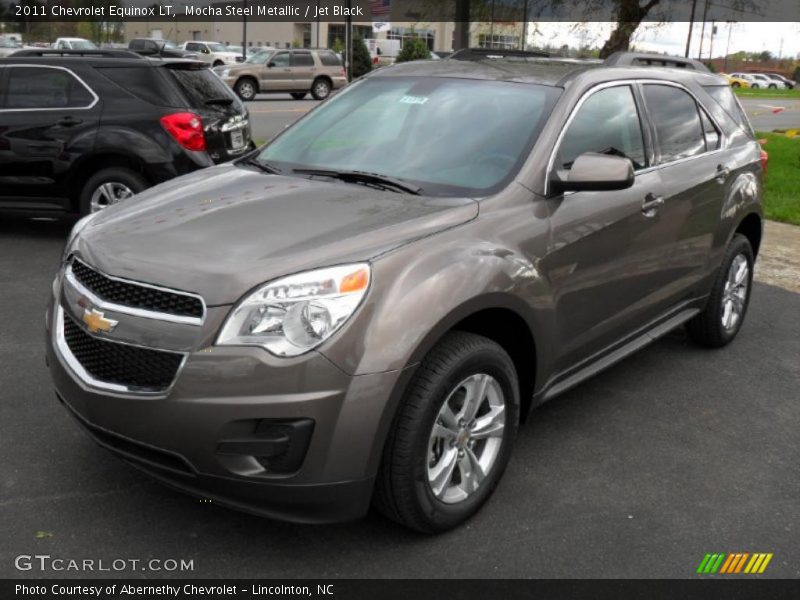 Mocha Steel Metallic / Jet Black 2011 Chevrolet Equinox LT