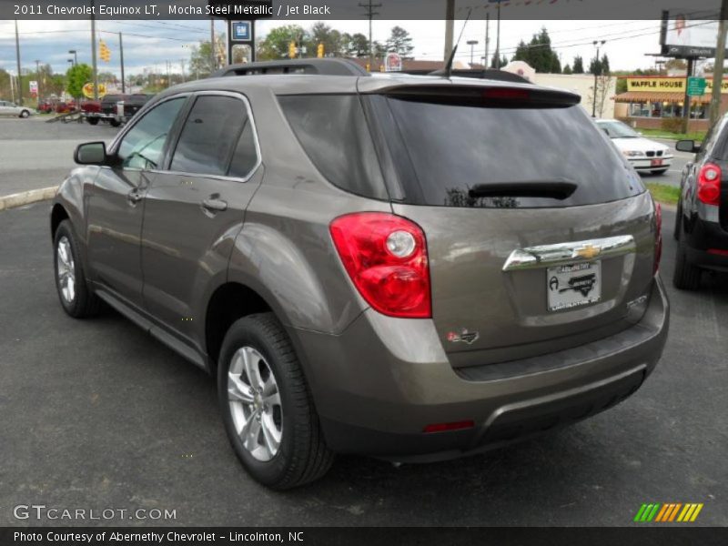 Mocha Steel Metallic / Jet Black 2011 Chevrolet Equinox LT