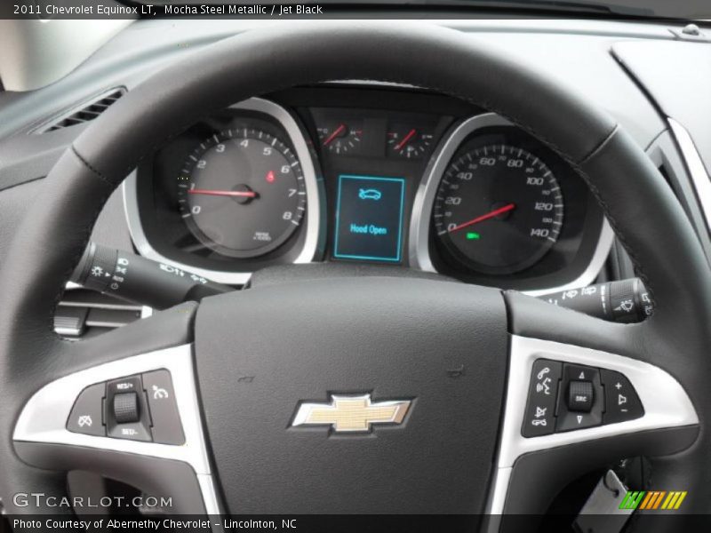 Mocha Steel Metallic / Jet Black 2011 Chevrolet Equinox LT
