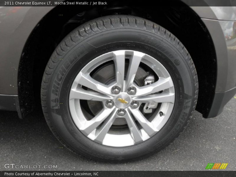 Mocha Steel Metallic / Jet Black 2011 Chevrolet Equinox LT