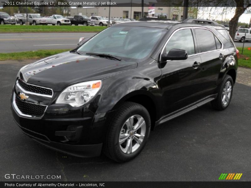 Black Granite Metallic / Jet Black 2011 Chevrolet Equinox LT