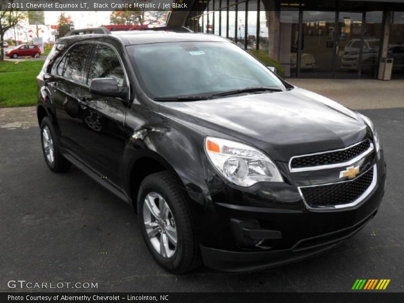Black Granite Metallic / Jet Black 2011 Chevrolet Equinox LT