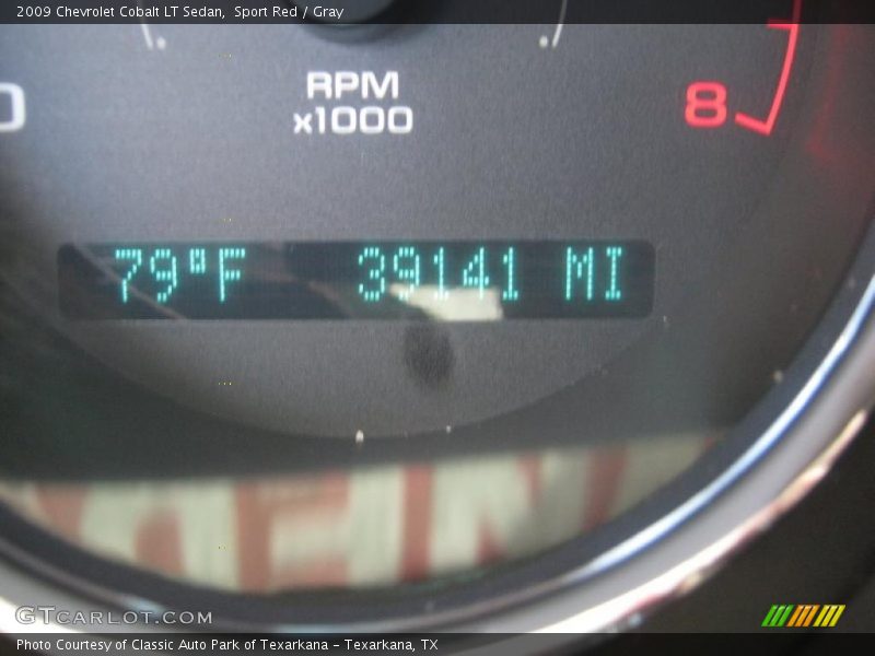 Sport Red / Gray 2009 Chevrolet Cobalt LT Sedan